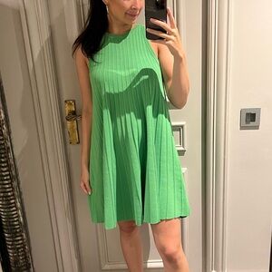 COS Vibrant Green Sleeveless Mini Dress